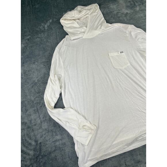 Men’s Billabong XL Hooded Long-Sleeve Tee White – Excellent Condition - Picture 6 of 11